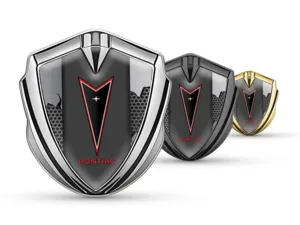 Pontiac Emblema Coche Insignia Máximo Estilo Sólido Montaje